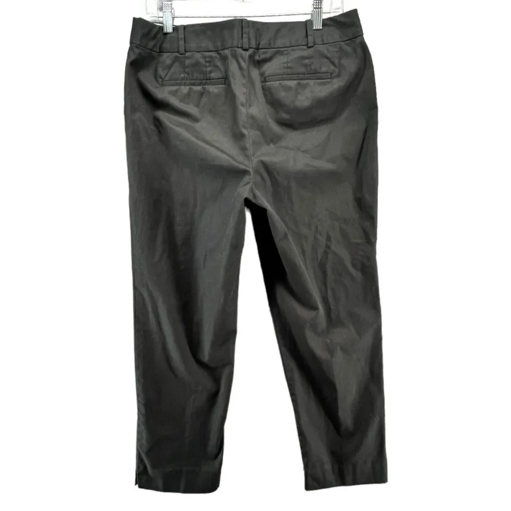 Talbots Pants‎ Womens 10 The Perfect Crop Stretch Spandex Cropped Comfort Capri